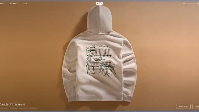 Kith 公式サイトスクリーンショット